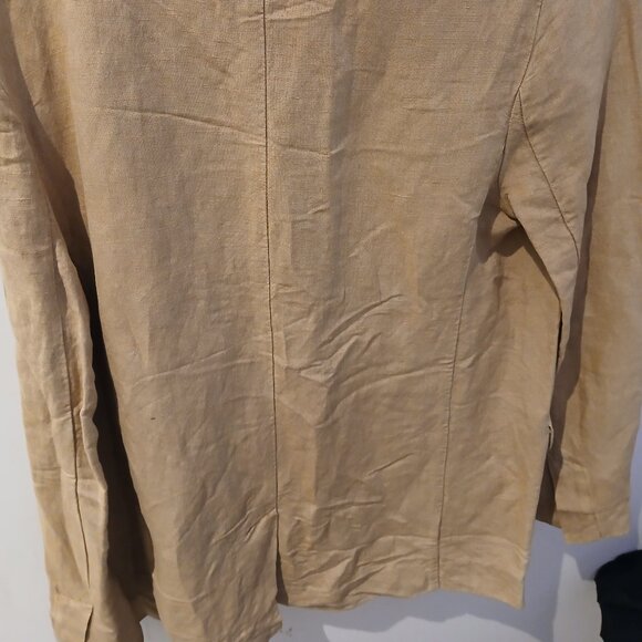 Rails Flynn Blazer Taupe Linen Blend - Picture 4 of 8